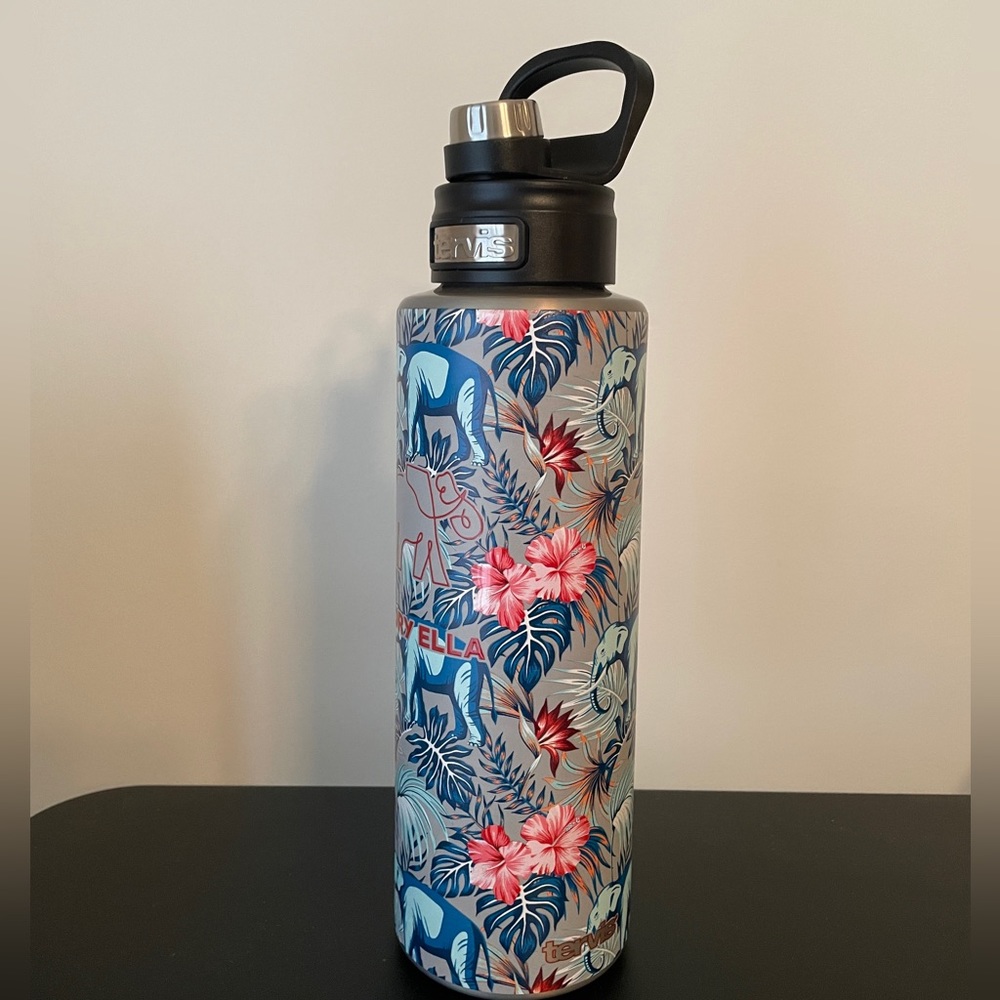 NEW Tervis Ivory Ella Wide Mouth Bottle - Stainless Steel, 40 oz